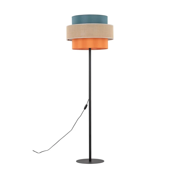 Торшер TK Lighting TRIO E27 чорний 6452 - Фото 6