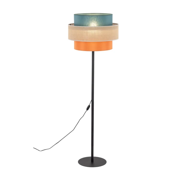 Торшер TK Lighting TRIO E27 чорний 6452 - Фото 7
