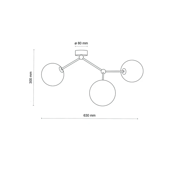 Люстра стельова TK Lighting FAIRY G9 чорний 4854 - Фото 2