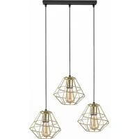 TK Lighting DIAMOND E27 чорний 4111. Світильник підвісний
