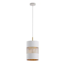 TK Lighting BOGART E27 білий 3208. Світильник підвісний
