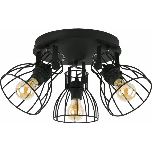 Люстра стельова TK Lighting ALANO E27 чорний 2123 - Фото 1