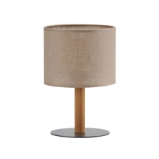 TK Lighting DEVA E27 чорний 5192. Настільна лампа декоративна