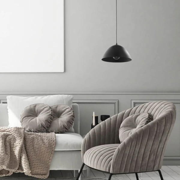 Підвісний світильник TK Lighting FARO E27 чорний 3194 - Фото 3