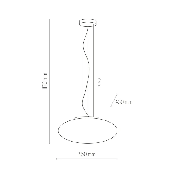 Підвісний світильник TK Lighting GALA E27 сірий-блискучий (хром) - Фото 2