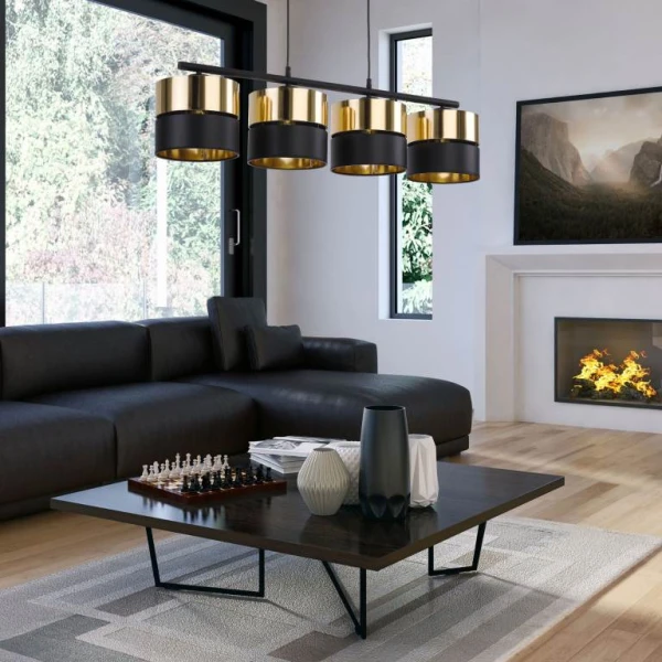 Підвісний світильник TK Lighting HILTON E27 чорний 4342 - Фото 5