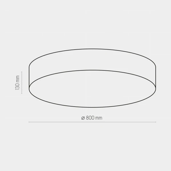 Світильник стельовий TK Lighting RONDO E27 білий 4409 - Фото 2