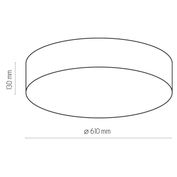 Світильник стельовий TK Lighting RONDO E27 білий 4433 - Фото 2
