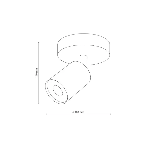 Світильник спот TK Lighting TOP GU10 чорний 3290 - Фото 4
