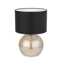 TK Lighting BRISTOL E27 коричневий 5448. Настільна лампа декоративна