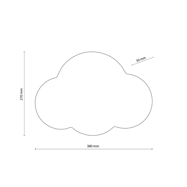Підсвітка стіни TK Lighting CLOUD G9 сірий 4965 - Фото 2