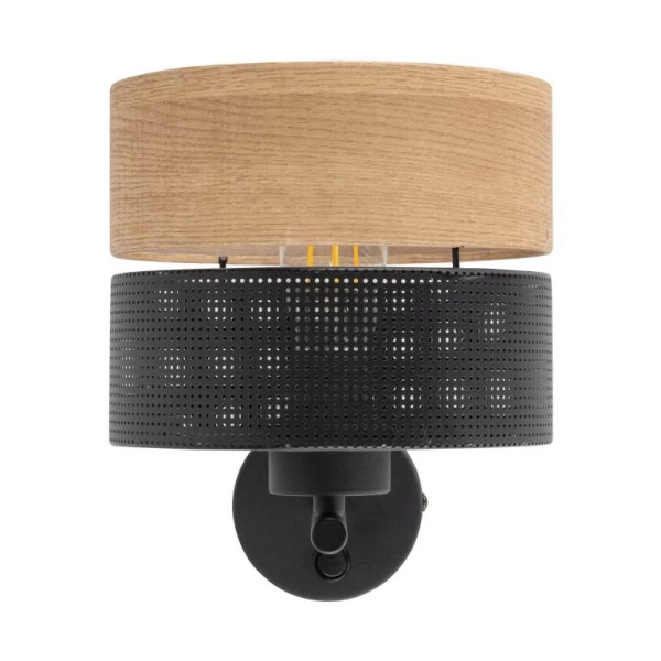 Бра TK Lighting NICOL E27 чорний 6539 - Фото 6