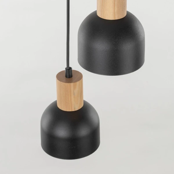 Підвісний світильник TK Lighting CAIRO E27 чорний 4895 - Фото 5