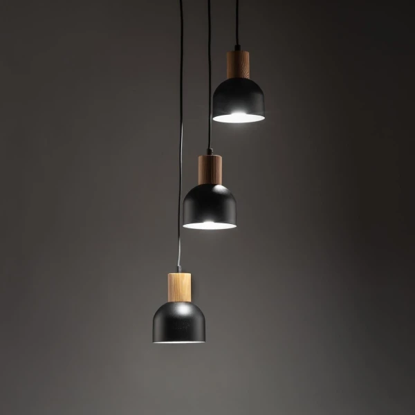 Підвісний світильник TK Lighting CAIRO E27 чорний 4895 - Фото 8