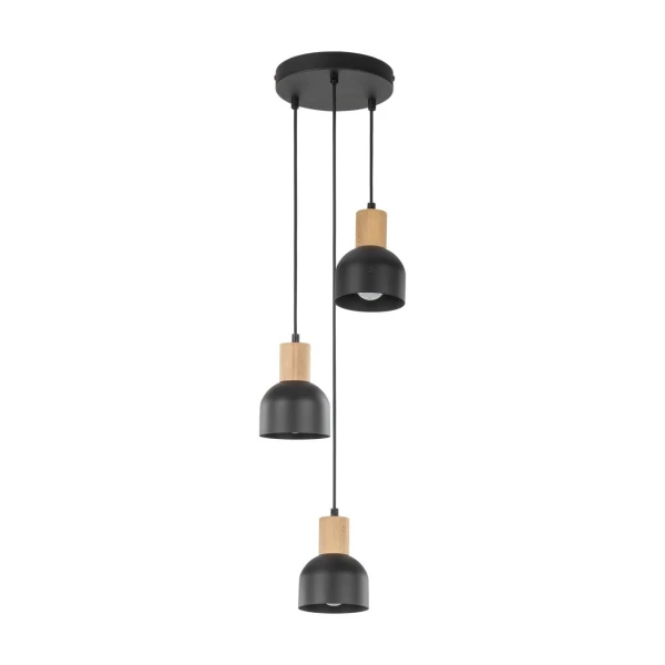 Підвісний світильник TK Lighting CAIRO E27 чорний 4895 - Фото 9