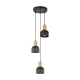 Підвісний світильник TK Lighting CAIRO E27 чорний 4895