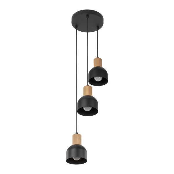 Підвісний світильник TK Lighting CAIRO E27 чорний 4895 - Фото 1