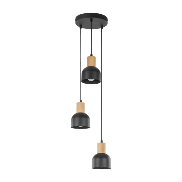 Підвісний світильник TK Lighting CAIRO E27 чорний 4895 - Фото 11