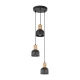 Підвісний світильник TK Lighting CAIRO E27 чорний 4895