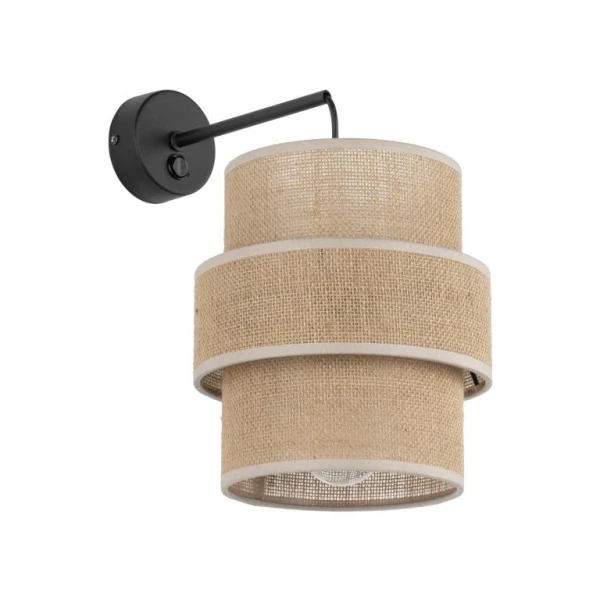 Бра TK Lighting CALISTO E27 чорний 5400 - Фото 1