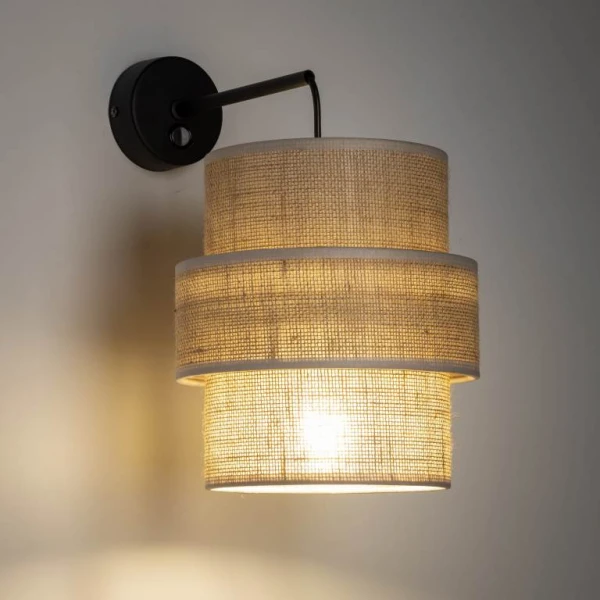 Бра TK Lighting CALISTO E27 чорний 5400 - Фото 4