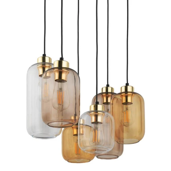 Підвісний світильник TK Lighting MARCO E27 чорний 3176 - Фото 5