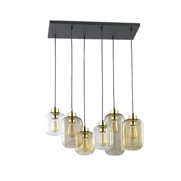 Підвісний світильник TK Lighting MARCO E27 чорний 3176 - Фото 4