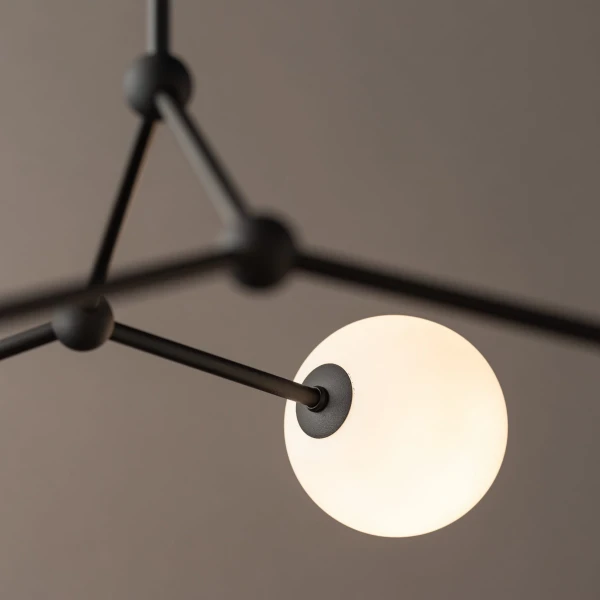 Люстра стельова TK Lighting FAIRY G9 чорний 4855 - Фото 4