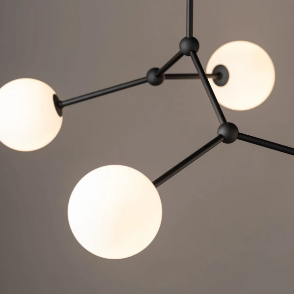 Люстра стельова TK Lighting FAIRY G9 чорний 4855 - Фото 6