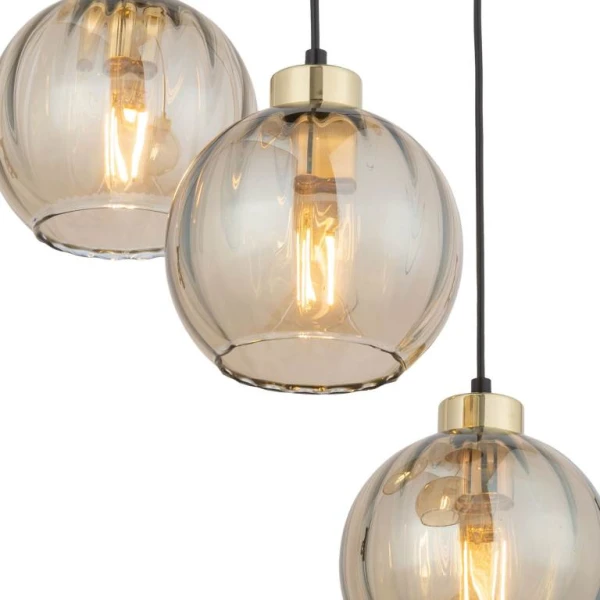 Підвісний світильник TK Lighting DEVI E27 чорний 4637 - Фото 13
