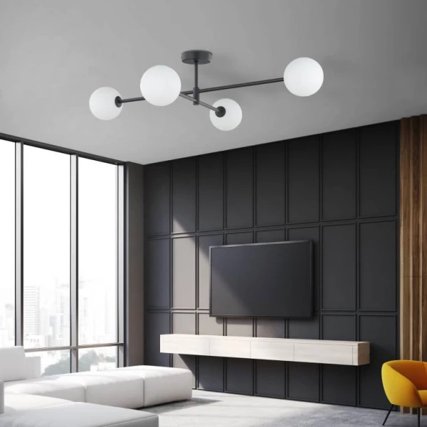 Люстра стельова TK Lighting SARIUS G9 чорний 4735 - Фото 3