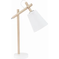 TK Lighting VAIO E27 білий 667. Настільна лампа декоративна