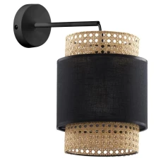 TK Lighting BOHO E27 чорний 6550. Бра