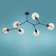 Люстра стельова TK Lighting FAIRY E27 чорний 2731