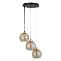 TK Lighting DEVI E27 чорний 4637. Світильник підвісний