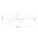 Люстра стельова TK Lighting SARIUS G9 чорний 4735