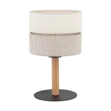 TK Lighting ECO E27 чорний 5596. Настільна лампа декоративна