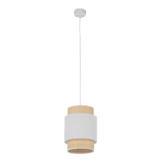 TK Lighting BOHO E27 білий 5652. Світильник підвісний