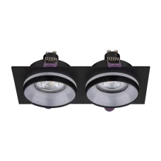 TK Lighting JET GU10 чорний 6925. Точковий світильник врізний