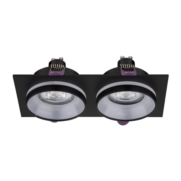 Світильник точковий врізний TK Lighting JET GU10 чорний 6925 - Фото 1