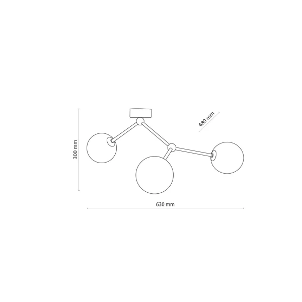 Люстра стельова TK Lighting FAIRY G9 золотий 6471 - Фото 2
