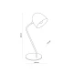 Настільна лампа TK Lighting SOHO E27 чорний 5036