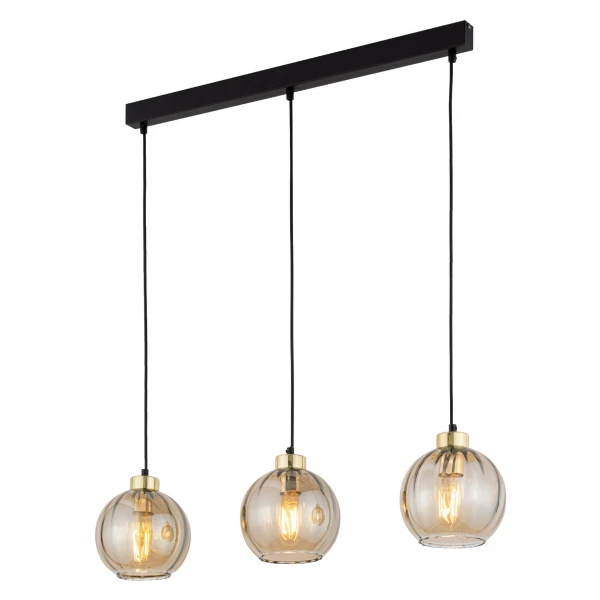 Підвісний світильник TK Lighting DEVI E27 чорний 4638 - Фото 14