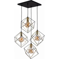 TK Lighting ALAMBRE E27 чорний 2778. Світильник підвісний