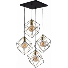 TK Lighting ALAMBRE E27 чорний 2778. Світильник підвісний