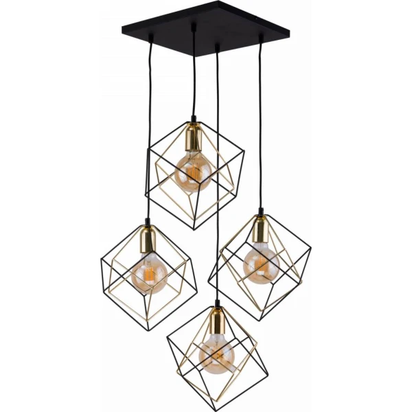 Підвісний світильник TK Lighting ALAMBRE E27 чорний 2778 - Фото 1