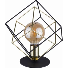 TK Lighting ALAMBRE E27 чорний 5450. Настільна лампа декоративна