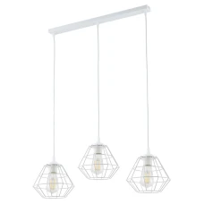 TK Lighting DIAMOND E27 білий 6212. Світильник підвісний