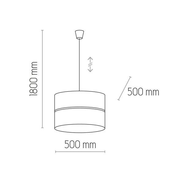 Підвісний світильник TK Lighting LINOBIANCO E27 білий 6573 - Фото 2