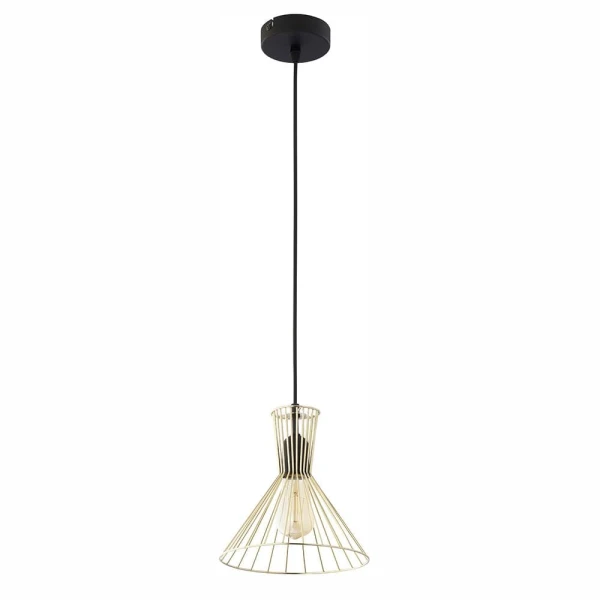 Підвісний світильник TK Lighting SAHARA E27 чорний 3358